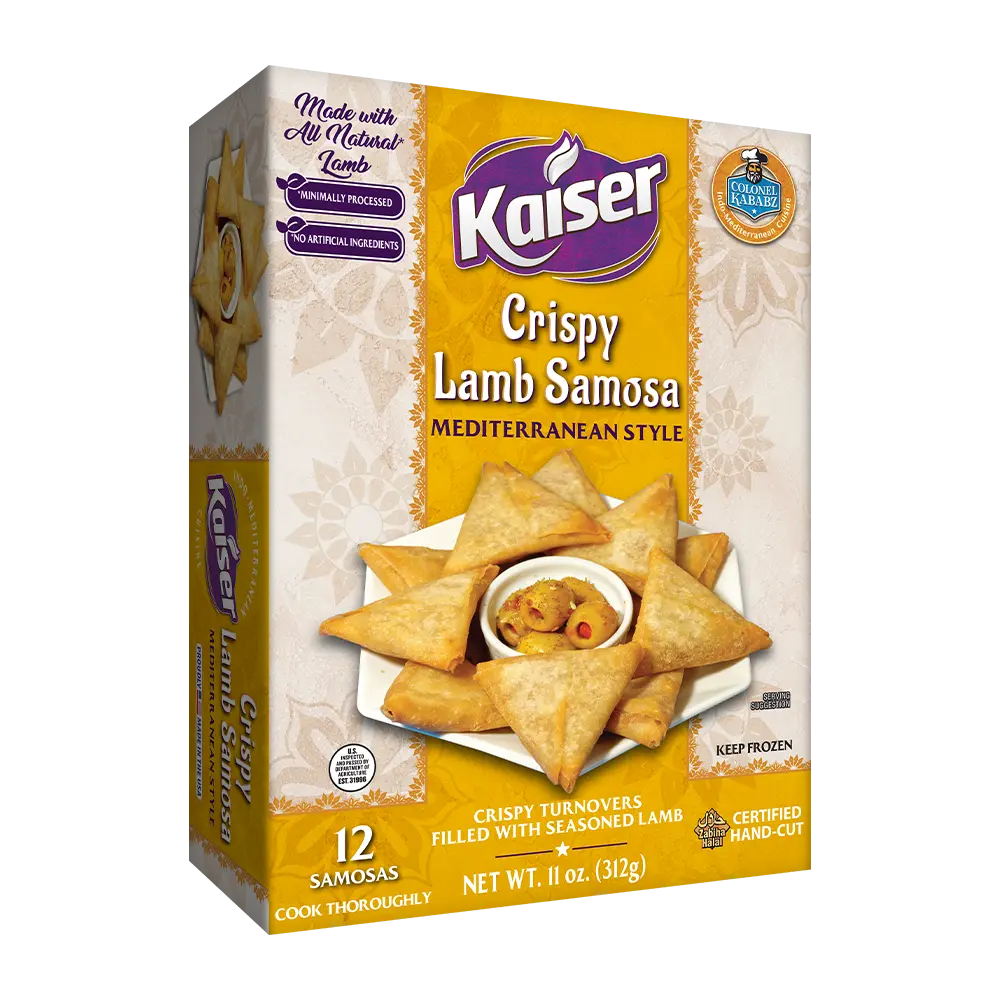 Lamb crispy samosa